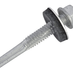 TechFast Hex Head Roofing Screw Self-Drill Heavy Section 5.5 x 38mm Pack 100