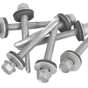 TechFast Hex Head Roofing Screw Self-Drill Heavy Section 5.5 x 51mm Pack 100