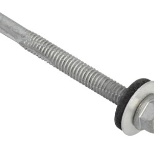 TechFast Hex Head Roofing Screw Self-Drill Heavy Section 5.5 x 80mm Pack 50
