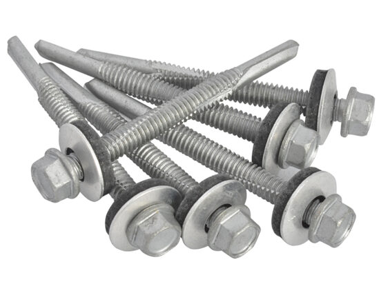 TechFast Hex Head Roofing Screw Self-Drill Heavy Section 5.5 x 60mm Pack 50 - Image 3