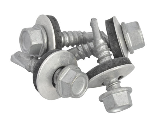 TechFast Hex Head Roofing Screw Self-Drill Light Section 5.5 x 25mm Pack 100 - Image 3