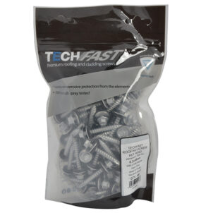 TechFast Hex Head Screw Sheet to Timber 6.3 x 45mm Pack 100