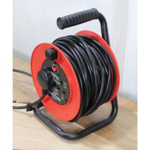 Open Drum Cable Reel 240V 13A 2-Socket 25m - Image 2