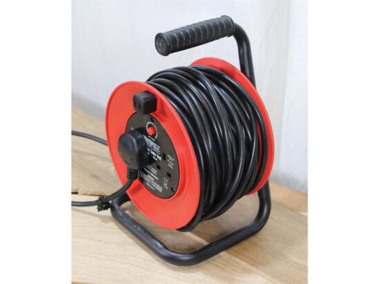 Open Drum Cable Reel 240V 13A 2-Socket 25m - Image 2