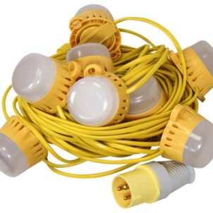 Festoon Lights 10 LED Bulbs 110V 22m