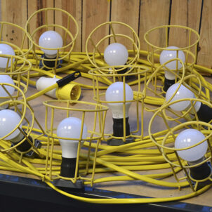 Festoon Lights Low Energy 10 LED Bulbs 110V 22m