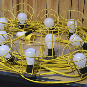 Festoon Lights 10 ES Bulbs 110V 22m