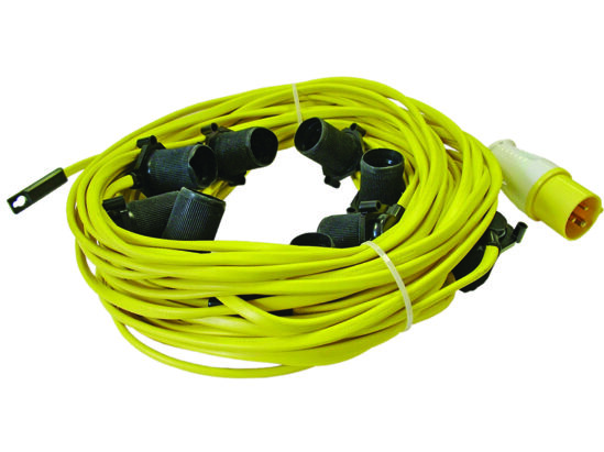 Festoon Lights 10 ES Bulbs 110V 22m - Image 3