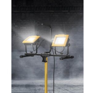 LED Twin Tripod Site Light 70W 240V - Image 2