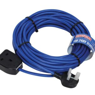 Trailing Lead 240V 13A 1.5mm Cable 14m