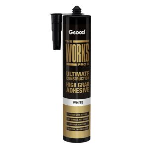 THE WORKS PRO X High Grab Adhesive White 290ml