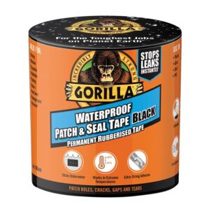 Gorilla® Waterproof Patch & Seal Tape 100mm x 3m Black