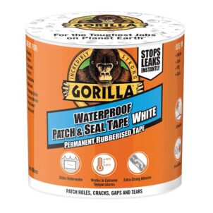 Gorilla® Waterproof Patch & Seal Tape 100mm x 3m White