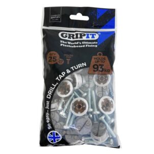 Brown Plasterboard Fixings 20mm (Pack 25)