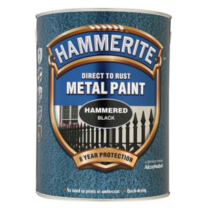 Direct to Rust Hammered Finish Metal Paint Black 5 Litre