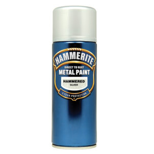 Direct to Rust Hammered Finish Aerosol Silver 400ml