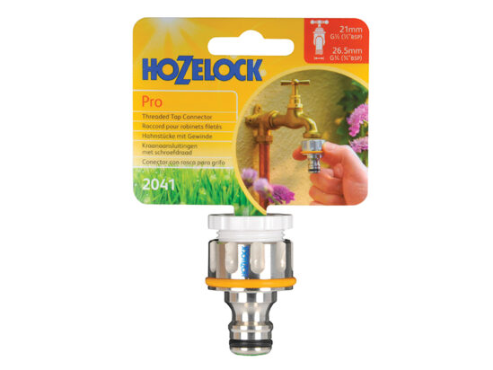 2041 Pro Metal Threaded Tap Connector 12.5-19mm (1/2-3/4in) - Image 2