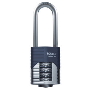 Vulcan Long Boron Shackle Combination Padlock 40mm