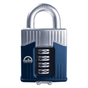 Warrior High-Security Open Shackle Combination Padlock 55mm Boxed