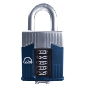Warrior High-Security Open Shackle Combination Padlock 65mm