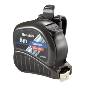 BMSS8M Brick-Mate Stainless Steel Pocket Tape 8m (Metric only)