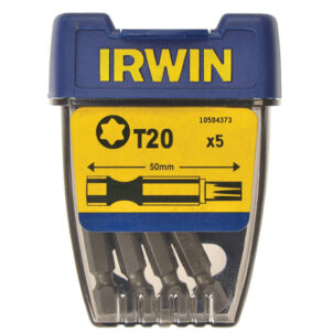 TORX Power Insert Bits TX20 50mm (Pack 5)