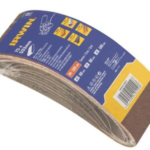 75 x 533mm Sanding Belt Set, 9 Piece