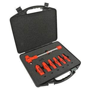 Insulated 1/2in Drive Imperial Torque Wrench Kit, 7 Piece