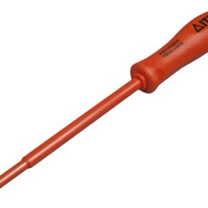 Insulated Slim Slotted Screwdriver 150 x 8mm