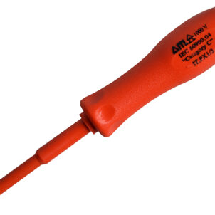 Insulated Screwdriver Pozi No.1 x 75mm (3in)