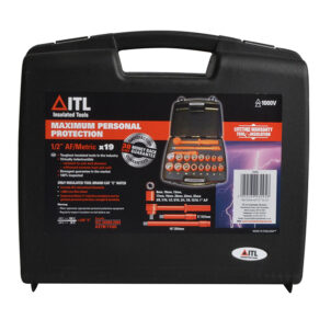 Insulated Socket Set of 19 1/2in Drive - Image 3