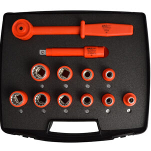 Insulated Socket Set of 12 1/2in Drive