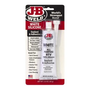 Silicone Sealant & Adhesive White 85g