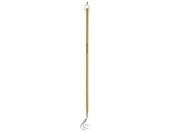 Stainless Steel Long Handled 3-Prong Cultivator, FSC®