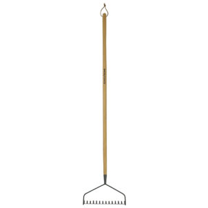 Carbon Steel Long Handled Soil Rake, FSC® - Image 2
