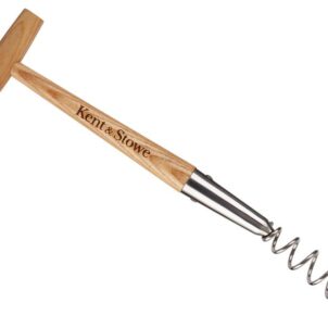 Stainless Steel Hand Corkscrew Weeder, FSC®