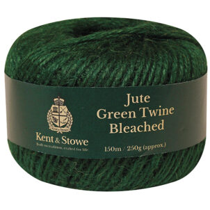 Jute Twine Bleached Green 150m (250g)