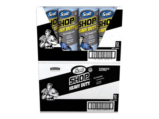 SCOTT® Blue Heavy-Duty Shop Cloth Roll - Image 3
