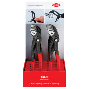 Knipex Cobra® Quickset Waterpump Pliers Counter Display (10 x KPX8721250)
