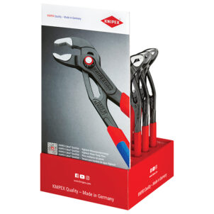 Knipex Cobra® Quickset Waterpump Pliers Counter Display (10 x KPX8721250) - Image 2