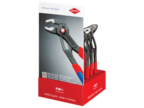 Knipex Cobra® Quickset Waterpump Pliers Counter Display (10 x KPX8721250) - Image 2