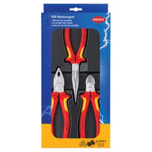 Elektro VDE Pliers Set, 3 Piece - Image 2