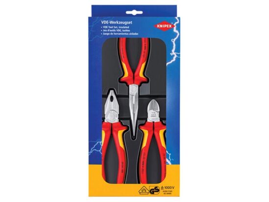 Elektro VDE Pliers Set, 3 Piece - Image 2