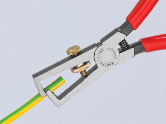 End Wire Insulation Stripping Pliers PVC Grip 160mm - Image 3