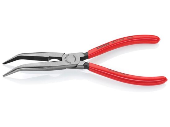 Bent Snipe Nose Side Cutting Pliers PVC Grip 200mm (8in) - Image 2