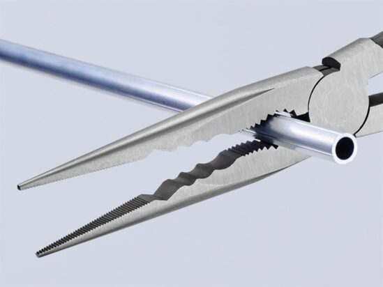 Long Reach Straight Needle Nose Pliers 280mm - Image 4