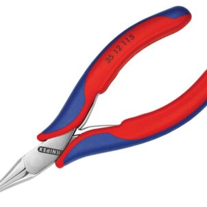 Flat Jaw Electronics Pliers Multi-Component Grip 115mm - Image 5