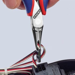 Flat Jaw Electronics Pliers Multi-Component Grip 115mm - Image 3