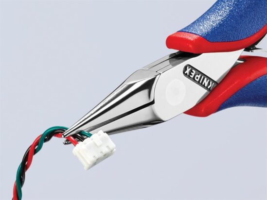 Half Round Electronics Pliers Multi-Component Grip 115mm - Image 5