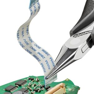 ESD Electronics Half Round Pliers 115mm - Image 2